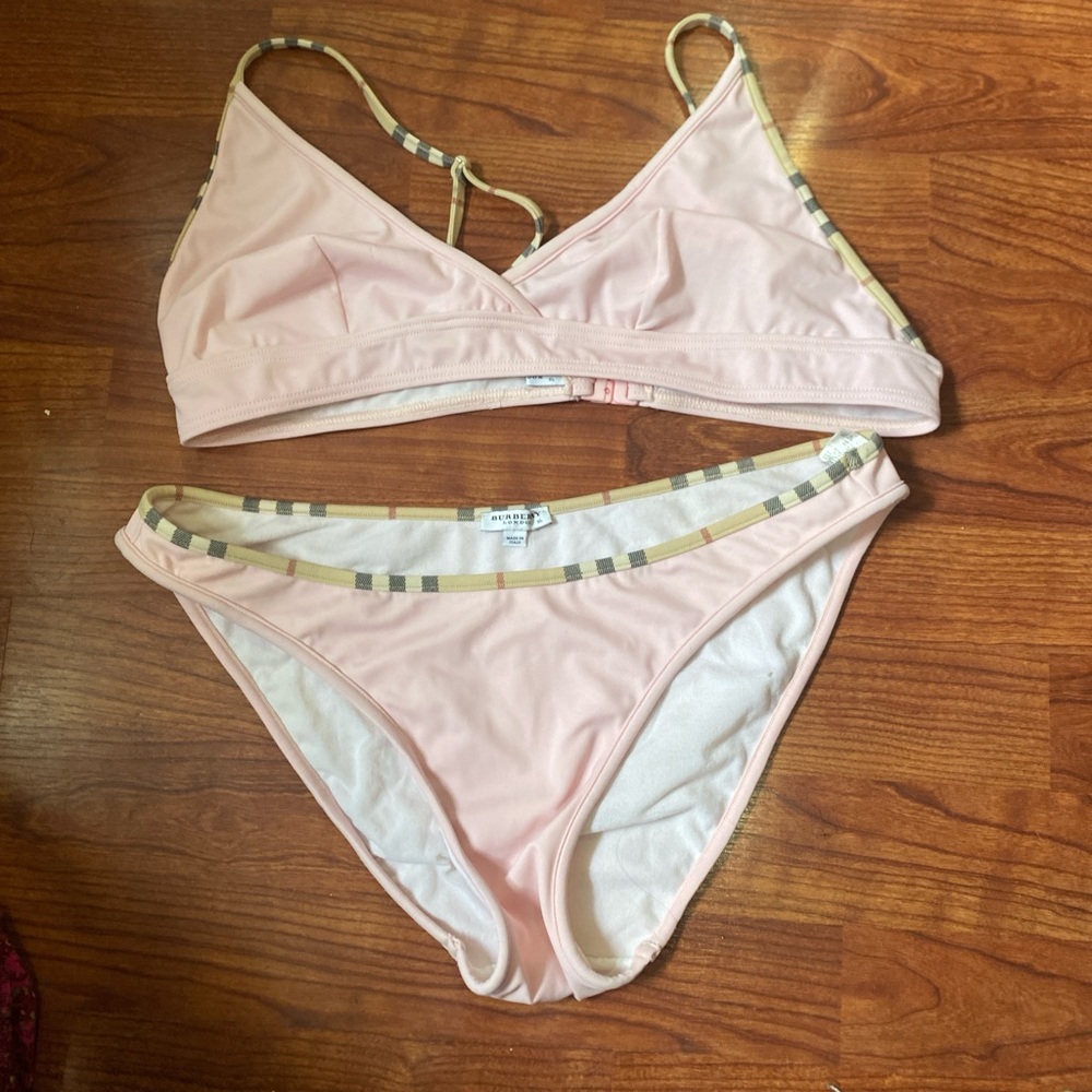 Baby Pink Burberry bikini